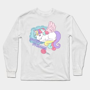 Sweet dreams unicorn Long Sleeve T-Shirt